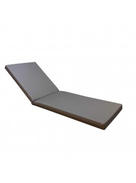 Tesias Στρώμα ξαπλώστρας 6cm γκρι ομπρελόπανο 195x60x6cm-Tesias  TES-1963