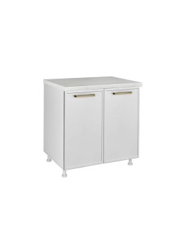 MATIS Επιδαπέδιο ντουλάπι κουζίνας Alba D80 Λευκό 80x60x85εκ. MATISKD8077