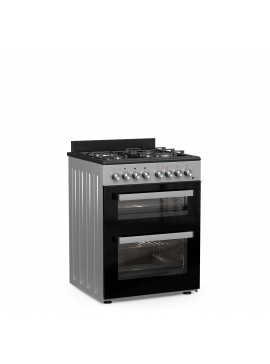  THERMOGATZ   ΚΟΥΖΙΝΑ ΜΙΚΤΗ TGS 8001 IX DOUBLE-CAVITY   04.401.660 