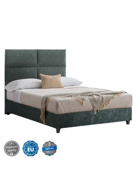 Intrahome ΚΡΕΒΑΤΙ MCASABLANCALENCASABLANCA ΑΠΟ ΠΡΑΣΙΝΟ ΥΦΑΣΜΑ τύπου NUKUCASABLANCALCASABLANCA_LUMPURUCK, .27 ΓΙΑ ΣΤΡΩΜΑ 120x200 εκ. intraho-1610814