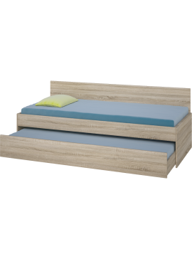 Κρεβάτι Καναπές με συρόμενο 2ο κρεβάτι Bisi Sandwich, 87,6/197,7/73cm, Genomax GenomBisi Sandwich