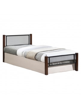 Intrahome ΚΡΕΒΑΤΙ ΜΟΝΟ RCASABLANCAYVEN ΞΥΛΟ ΣΕ DIRCASABLANCALTCASABLANCAIY LCASABLANCAON-ΜΕΤΑΛΛΟ ΣΕ ΜΑΥΡΟ--ΓΙΑ 90x190εκ intraho-1647193
