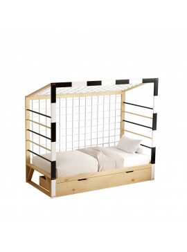 Intrahome ΚΡΕΒΑΤΙ ΠΑΙΔΙΚΟ τ.RUSCASABLANCALTCASABLANCAIENKUCASABLANCALCASABLANCA_LUMPURURG ΜΕ ΣΥΡΤΑΡΙ GOCASABLANCALIE ΞΥΛΟ ΠΕΥΚΟΥ ΦΥΣΙΚΟ-ΛΕΥΚΟ-ΜΑΥΡΟ- 190x90εκ intraho-1610920