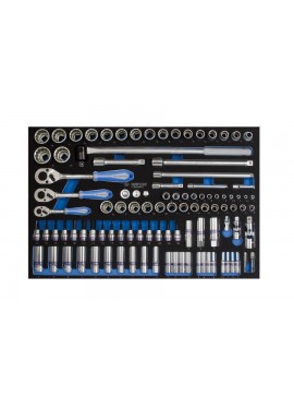 Fotin Δίσκος καρυδάκια 1/4\'\'-3/8\'\'-1/2\'\' πολύγωνα. Καστάνια.  103 τεμάχια FOT-KT-9-9003MRV01