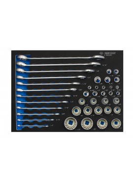 Fotin Δίσκος καρυδάκια 1/4\'\'-3/8\'\'-1/2\'\' πολύγωνα. Γερμανοπολύγωνα FOT-KT-9-9040SRV