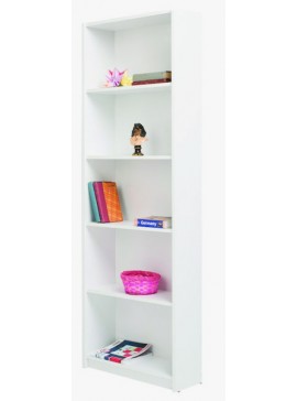 Lh-homefurniture Βιβλιοθήκη KTP-350-PP Λευκό High gloss 64x26x182cm AD_KTP-350-PP-1