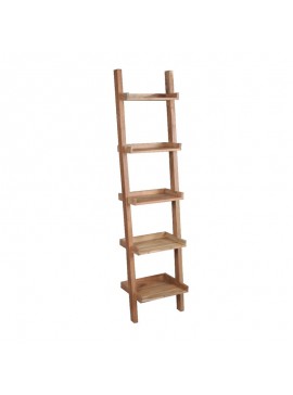 WOODWELL ΕΑ7019LADDER Βιβλιοθήκη - Ραφιέρα Ξύλο Ακακία Φυσικό 45x35x190cm ΕΑ7019