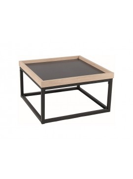 ŁAWA LAGOS B DĄB+CZARNY/CZARNY 53X53 DIOMMI-80-2994