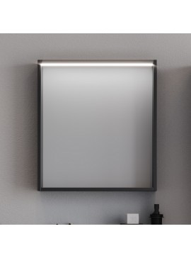 Καθρέφτης LED LAGUNA 60cm χρ. ΜΑΥΡΟ 3MLAG060WHM