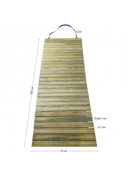 WOODWELL Ε2200LANE Διάδρομος Παραλίας - Κήπου - Πισίνας, Εμποτισμού Pine Απόχρωση Φυσικό 300x75cm/21mm Ε2200