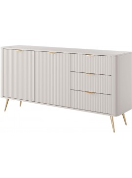 Lh-homefurniture Μπουφές με συρτάρια Lante μπεζ 163x81x38cm L_LNT_21_bz