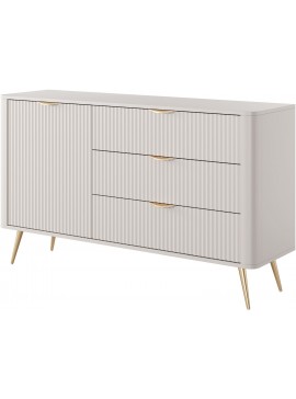 Lh-homefurniture Μπουφές με συρτάρια Lante μπεζ 138x81x38cm L_LNT_21s_bz