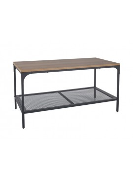 ŁAWA LEX L DĄB/CZARNY DIOMMI-80-3630
