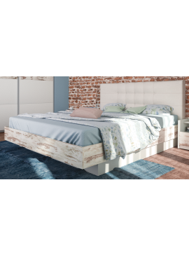 Κρεβάτι ξύλινο με δερμάτινη/ύφασμα LIMITED 180x190 DIOMMI 45-034 DIOMMI45-034
