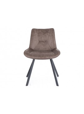 KRZESŁO LINK STELAŻ CZARNY / SZARY TAP.213 DIOMMI-80-3739