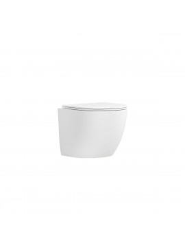 KARAG  MILOS Λεκάνη αναρτώμενη rimless με κάλυμμα MILOS LT 046E White Glossy KARAG KARAG-5206836626338