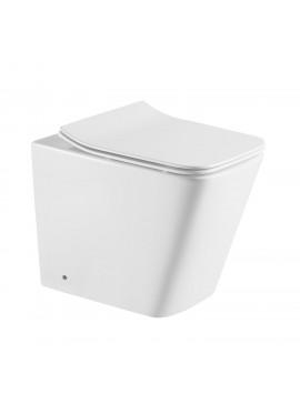 KARAG  LT Λεκάνη δαπέδου tornado με κάλυμμα LT 062D White Glossy KARAG KARAG-5206836658858