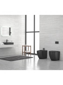 KARAG  MILOS Μπιντέ δαπέδου MILOS LT 2141C Black Matt KARAG KARAG-5206836063614