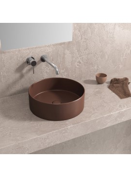 KARAG  LT BASINS Νιπτήρας επικαθήμενος Caffe Matt LT 3134-MFBR KARAG Ø35,5x12cm KARAG-5206836686011