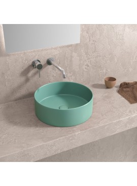 KARAG  LT BASINS Νιπτήρας επικαθήμενος Turquoise Matt LT 3134-MGN02 KARAG Ø35,5x12cm KARAG-5206836686004
