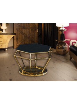 Τραπεζάκι σαλονιού LUXURY Φ80x48,5 DIOMMI 32-015 