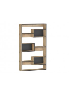 REGAŁ MATRIX DĄB WOTAN / ANTRACYT 170X100 DIOMMI-80-2919