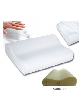 WOODWELL ΜΑΞΙΛΑΡΙ Ύπνου Ανατομικό Memory Foam 60x38x12cm Ε2045
