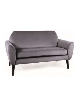 SOFA MENA VELVET SZARY BLUVEL 14 / WENGE DIOMMI-80-2980