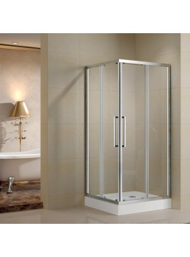 KARAG  STOCKBATHROOM Πλευρά καμπίνας με διάφανο nano κρύσταλλο MINIMAL 100 KARAG Υ.195cm KARAG-5206836630755