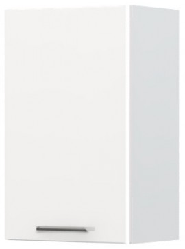 Intrahome Ντουλάπι κρεμαστό Modena V7-45-1K-Λευκό - Λευκό γυαλιστερό Mήκος 45 Βάθος 32  'Υψος 72 162489889