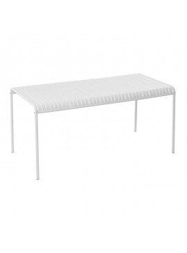 WOODWELL MODIAL Τραπέζι Μέταλλο Βαφή Άσπρο  159x80x75cm Ε5491,1