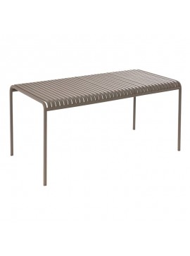WOODWELL MODIAL Τραπέζι Μέταλλο Βαφή Cappuccino  159x80x75cm Ε5491,2