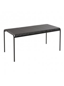 WOODWELL MODIAL Τραπέζι Μέταλλο Βαφή Μαύρο 159x80x75cm Ε5491,3