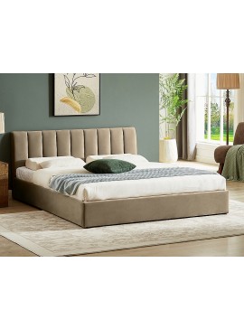 ŁÓŻKO MONTREAL VELVET 160X200 KOLOR BEŻ BLUVEL 28 DIOMMI-80-3726