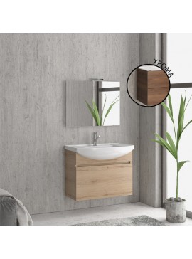 KARAG  NEW BIANA Βάση με συρτάρι Brown 8702 NEW BIANNA 80 KARAG 78x35x63cm KARAG-5206836630045