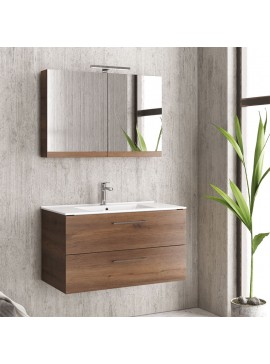 KARAG  NEW ELSA Βάση με δύο συρτάρια Brown 8702 NEW ELSA 90 KARAG 89x45x48cm KARAG-5206836048840