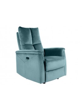 FOTEL ROZKŁADANY NEPTUN VELVET ZIELONY BLUVEL 78 DIOMMI-80-3026