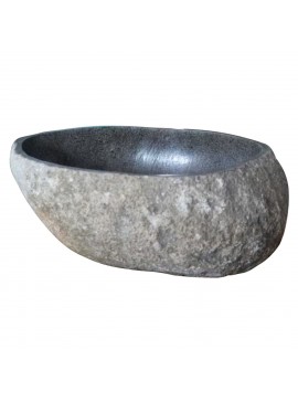 ΝΙΠΤΗΡΑΣ STONE SINK ΛΑΞΕΥΜΕΝΗ ΠΕΤΡΑ ΓΚΡΙ ΑΠΟΧΡΩΣΗ HM4193 55x44x16Υ εκ.