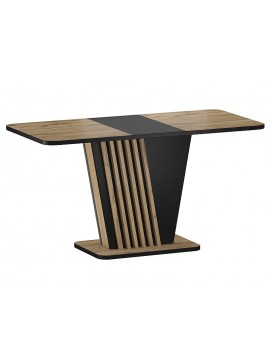 STÓŁ NEVIO DĄB ARTISAN / CZARNY 125(170)X75 DIOMMI-80-3327