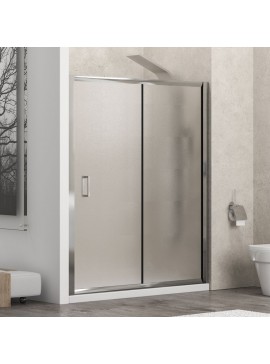 KARAG  NEW FLORA Καμπίνα από τοίχο σε τοίχο με fabric κρύσταλλο NEW FLORA 500 Χρωμέ KARAG 120x180cm KARAG-5206836561561