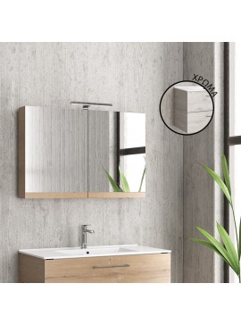 KARAG   Καθρέπτης ανοιγόμενος με δύο πόρτες Ice Oak 8902 Collection:NEW KARAG 90x13x60cm KARAG-5206836046556