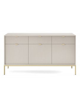 Μπουφές Nova Λευκό Kazmir + Χρυσό 154x83x39cm
