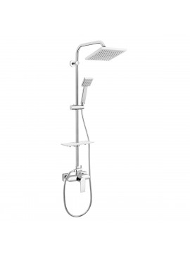 KARAG  ALGEO SQUARE Μπαταρία σταθερού ντους ALGEO SQUARE NP74-BAQ7U FERRO KARAG-5902194976947