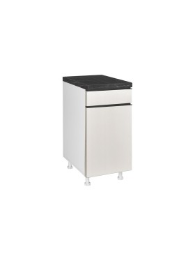 MATIS Επιδαπέδιο ντουλάπι με 1 συρτάρι κουζίνας LINA D45K Μπεζ 45x60x85εκ. MATISKD45KFB76