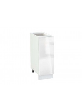 Ντουλάπι Κουζίνας επιδαπέδιο 25εκ., Νο 250 Alba Gloss, κωδ.1219922673 , Genomax Genom1219922673
