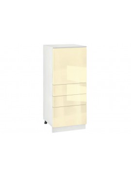 Ντουλάπι Κουζίνας επιδαπέδιο 60εκ., Νο 600K Ivory, κωδ.1219922649 , Genomax Genom1219922649