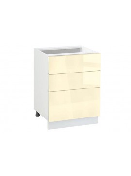 Ντουλάπι Κουζίνας επιδαπέδιο 60εκ., Νο 603  Ivory, κωδ.1220000002 , Genomax Genom1220000002