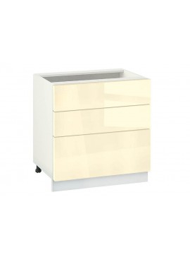 Ντουλάπι Κουζίνας επιδαπέδιο 80εκ., Νο 803  Ivory, κωδ. 1229920585, Genomax Genom1229920585