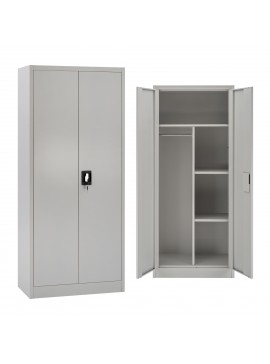 ΝΤΟΥΛΑΠΑ 2ΦΥΛΛΗ ΜΕΤΑΛΛΙΚΗ HRONDA HM5749.21 ME ΧΩΡΙΣΜΑ & ΚΛΕΙΔΑΡΙΑ 70x40x170Υεκ.