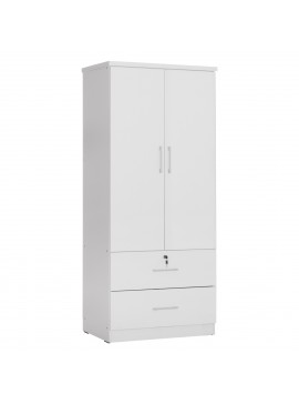 ΝΤΟΥΛΑΠΑ ΜΕ ΣΥΡΤΑΡΙΑ REINA HM2484.01 ΛΕΥΚΗ ΜΕΛΑΜΙΝΗ 80x48x183Υεκ.